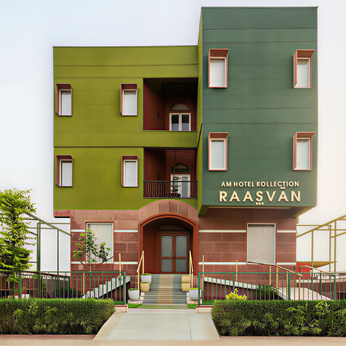 Raasvan Vrindavan by AM Hotel Kollection, a peaceful boutique hotel near Mathura and Vrindavan temples featured in this Mathura Travel Guide